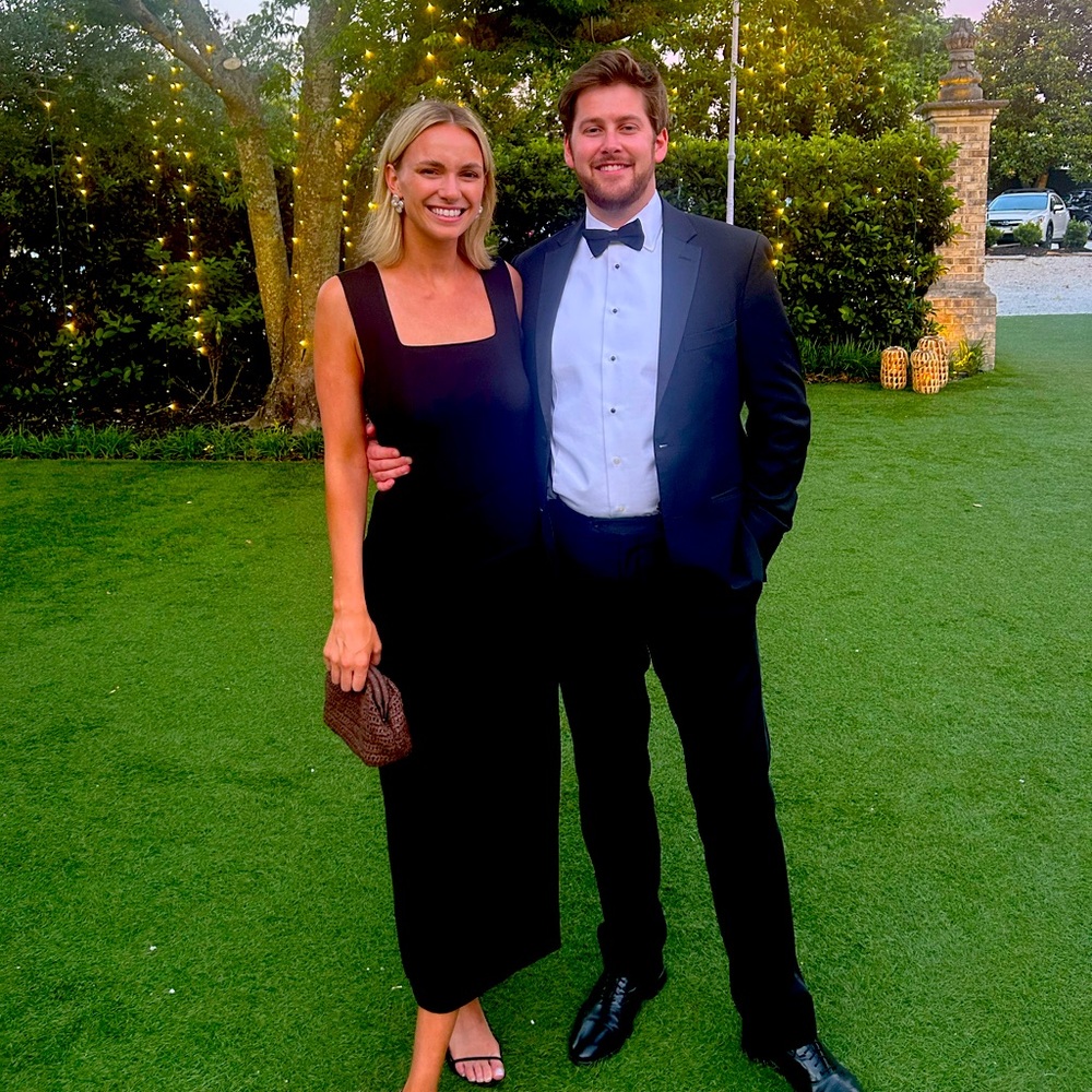 Reformation Vea Dress - Black -long